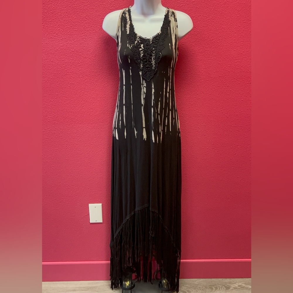 Unique Black and Tan Women's Dress